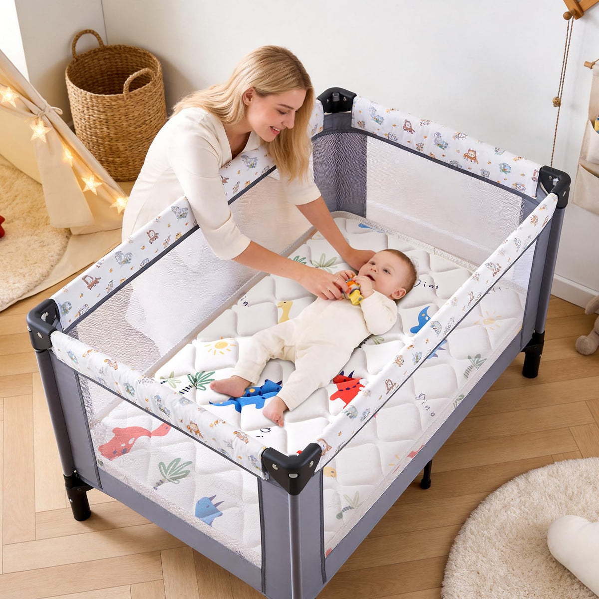 Cotton Pack and Play Mattress 38" x 26" H113886