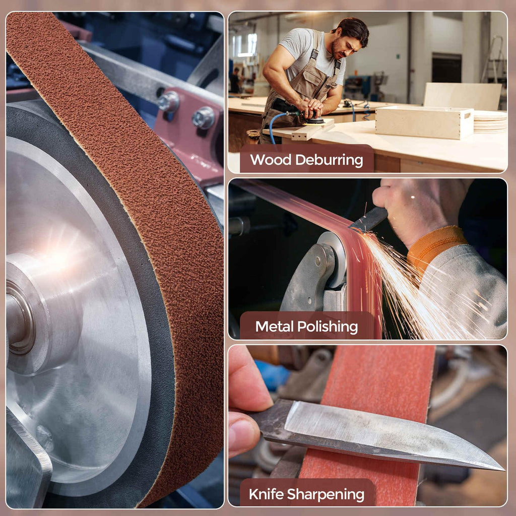 4 x 36 Inch 40 Grits Aluminum Oxide Sanding Belts F90951