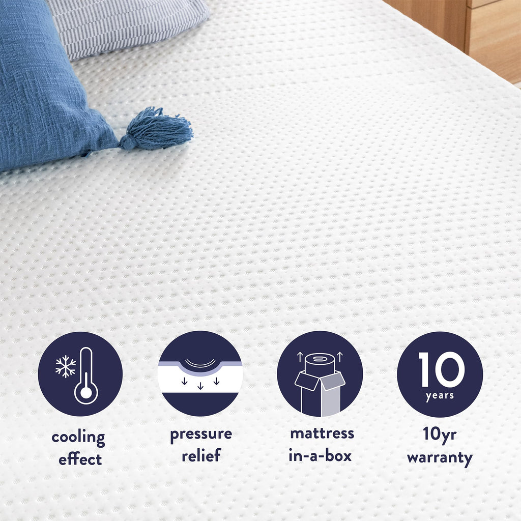 5 Inch Twin Cooling Gel Memory Foam Mattress J76842