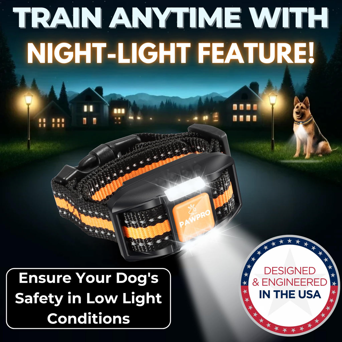 Dog Shock Collar with Remote, 4-Mile Range, Waterproof Rechargeable X97944