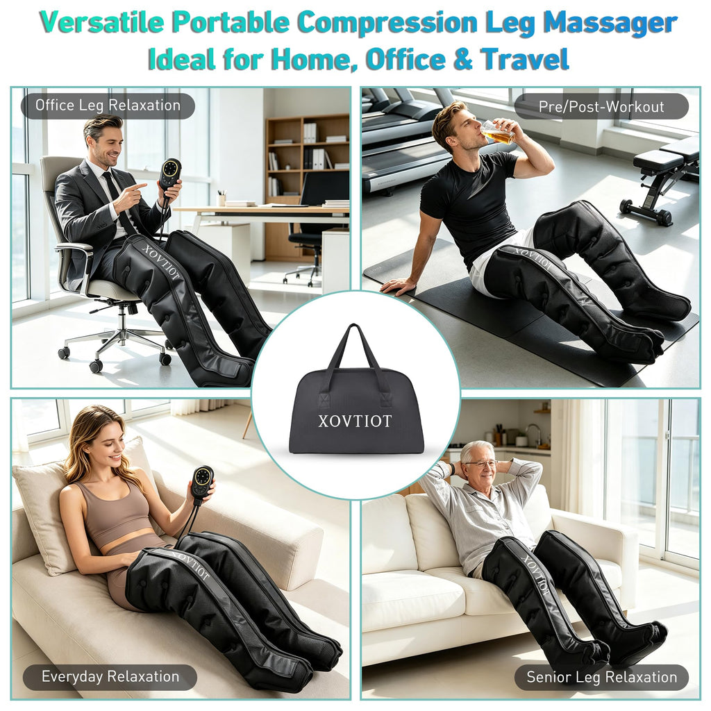 Air Compression Leg Massager with 6 Modes 3 Pressure Levels L179597