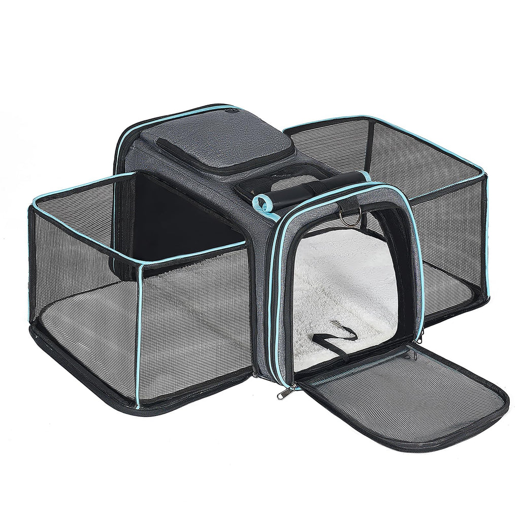 Expandable Soft-Sided Dog and Cat Carrier M783446