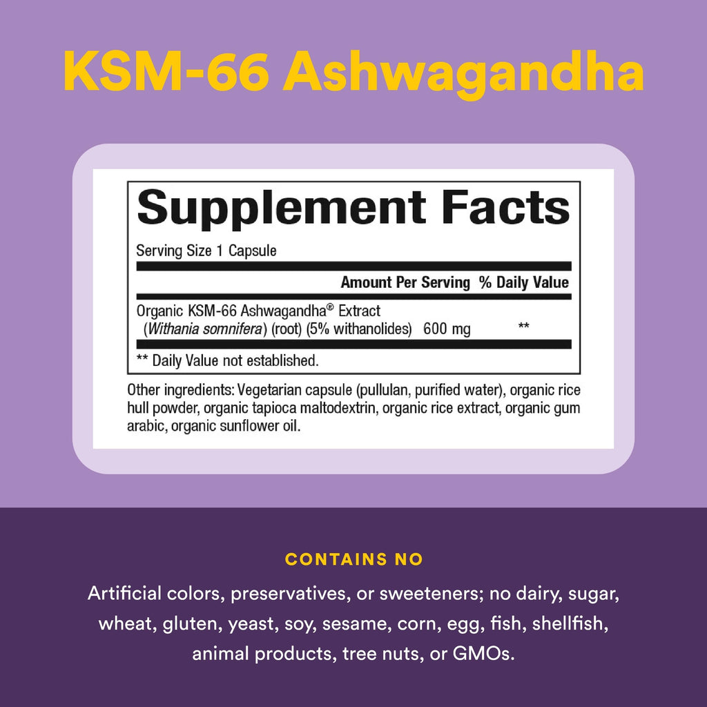 Ashwagandha 600 mg 30 Veg Caps F303112