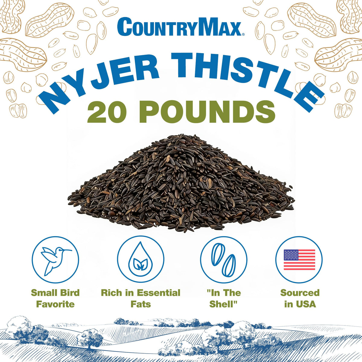 Nyjer Seed for Finches & Songbirds V821