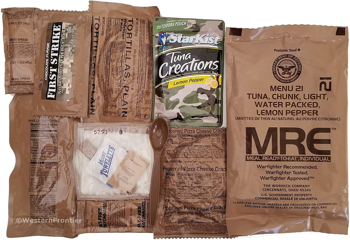 Case of 12 Military MREs B-Menu X372