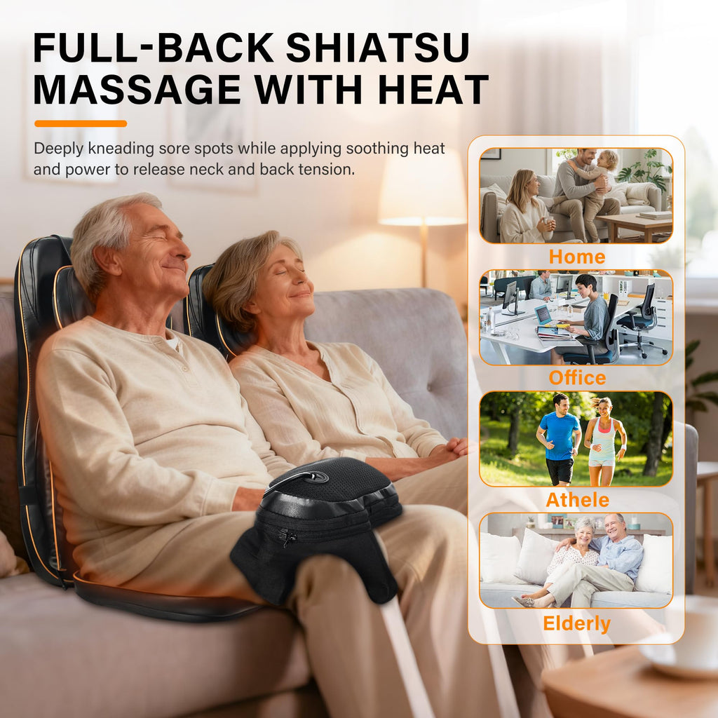 Shiatsu Neck and Back Massager with Heat I344