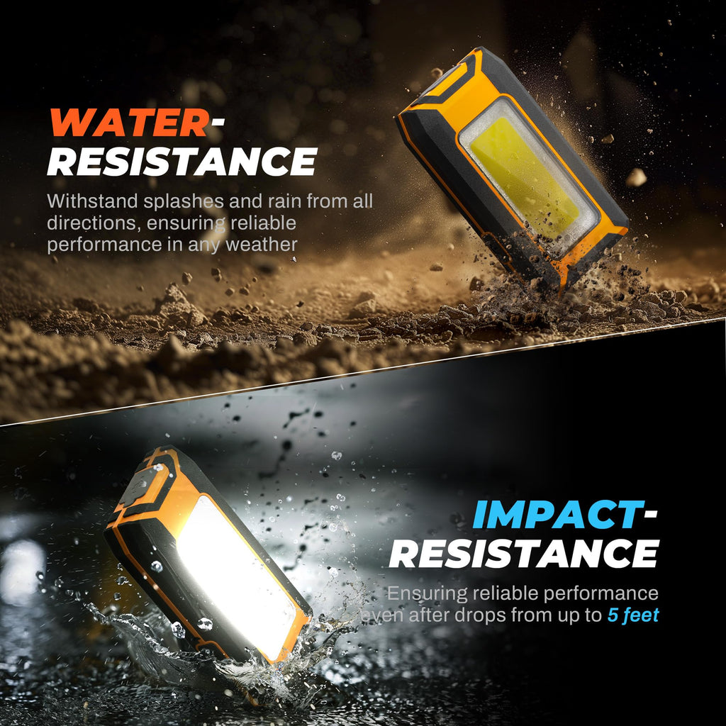 2-Pack LED Rechargeable Magnetic Work Light 1500 Lumens U216