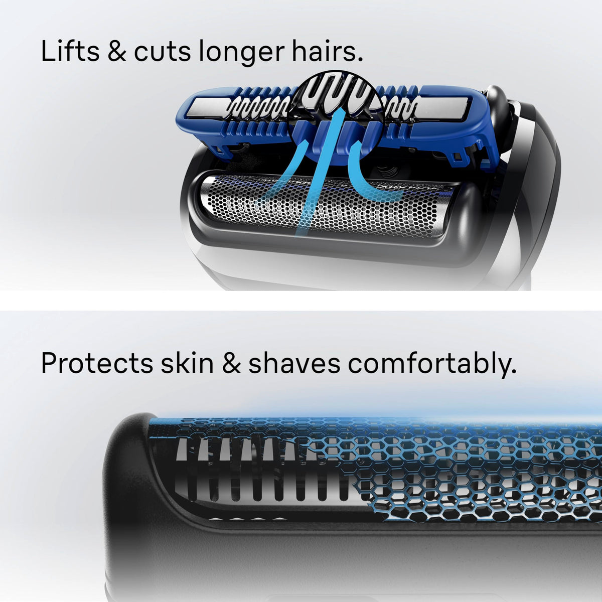 Black Wet & Dry Electric Shaver with Trimmer H945365