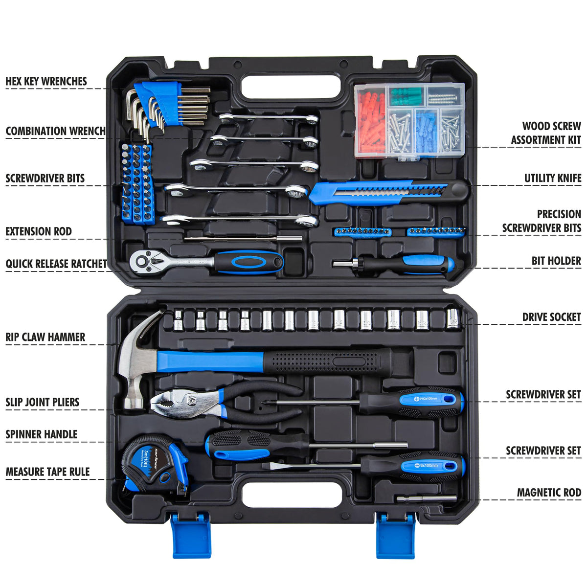 180-Piece Socket Wrench Tool Set P7018