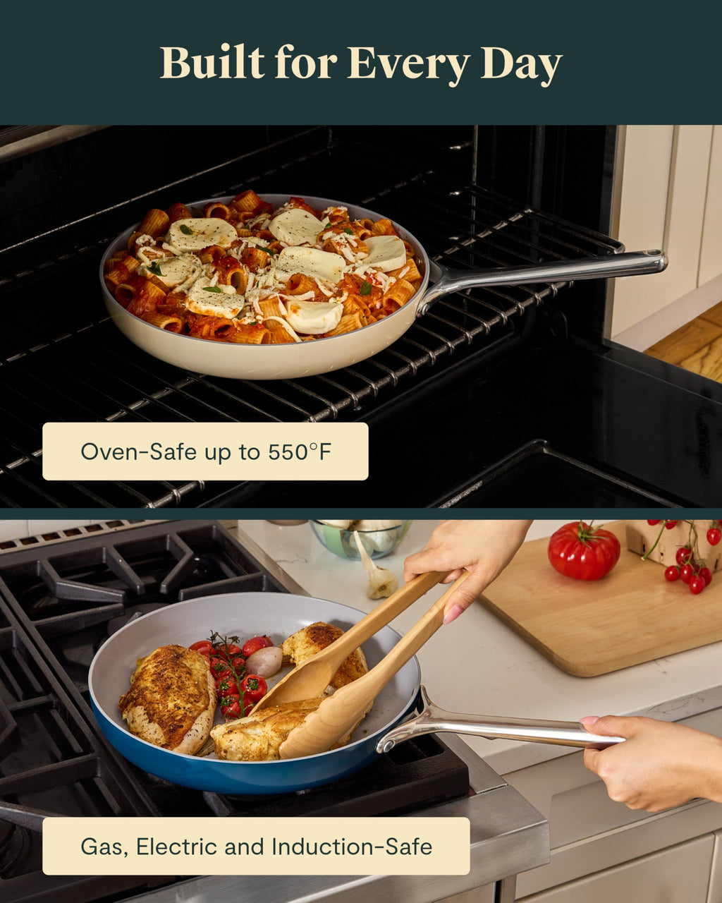 Fry Pan Set with Glass Lids M567