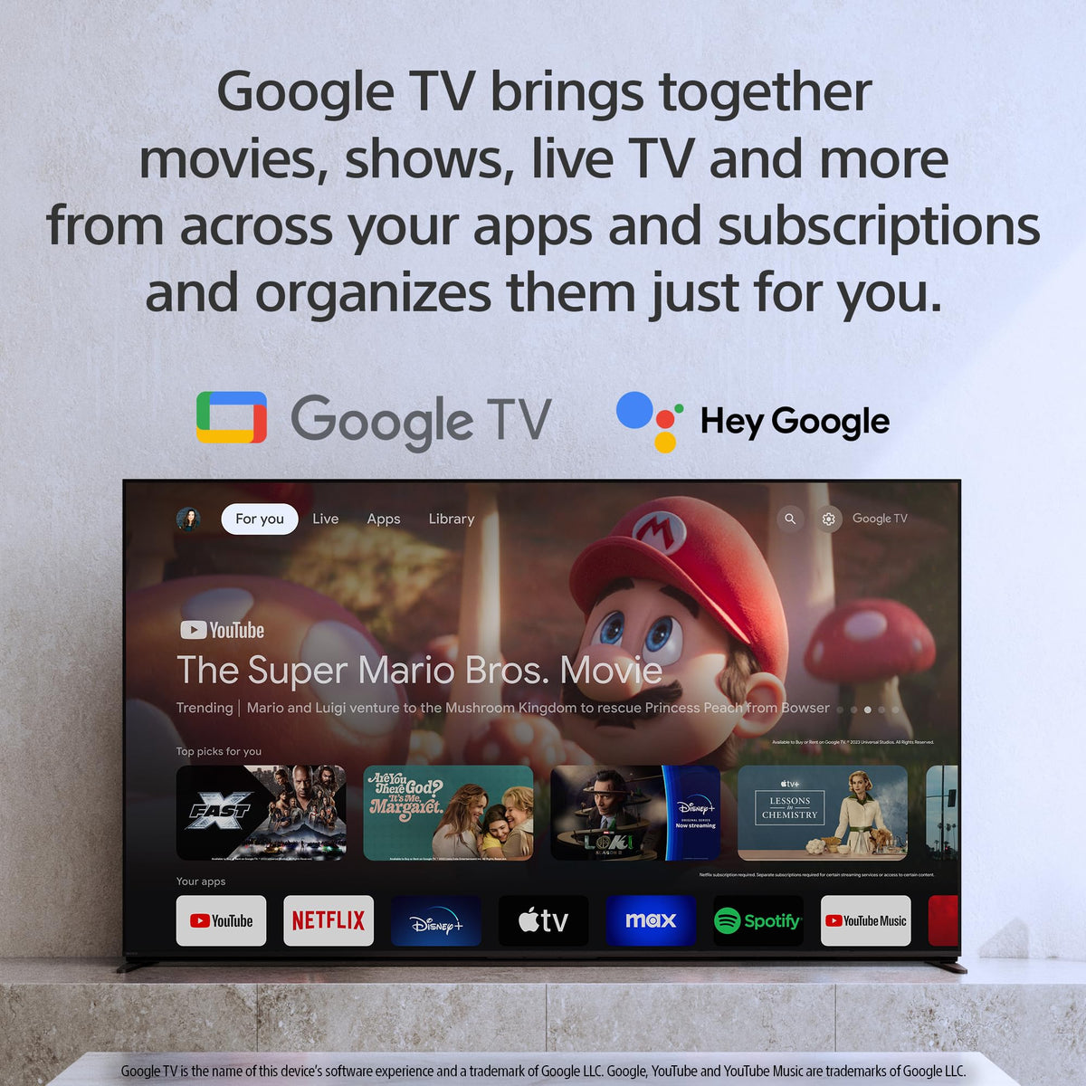 55 Inch Mini LED QLED 4K HDR Smart Google TV N1455