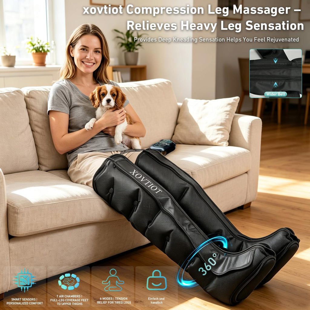 Air Compression Leg Massager with 6 Modes 3 Pressure Levels L179597