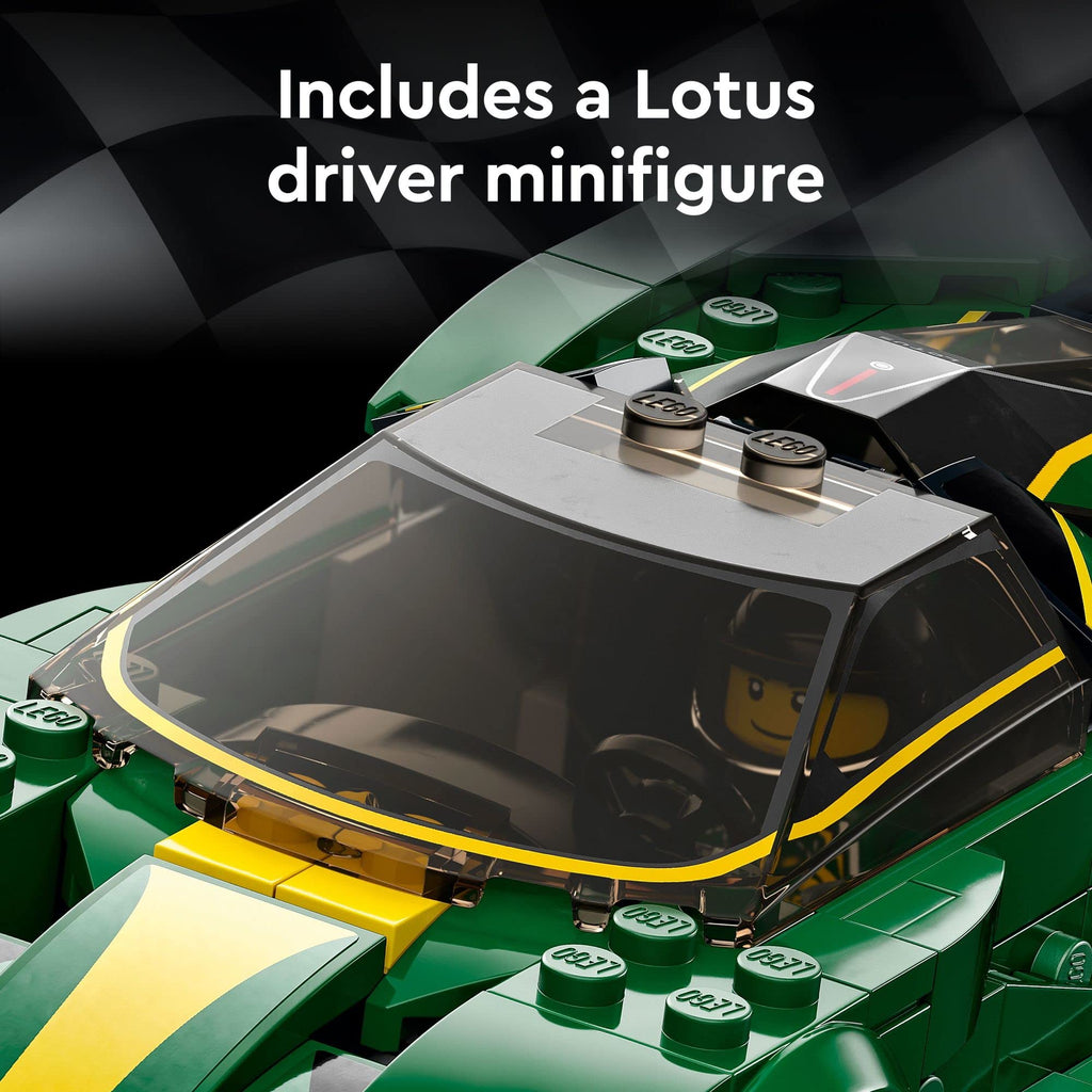 Race Car Toy Model with Racing Driver Minifigure V3321