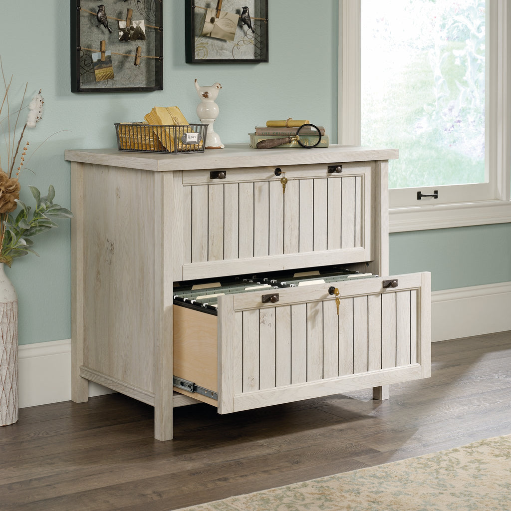 2 Drawer Lateral File Cabinet with Lock W8631