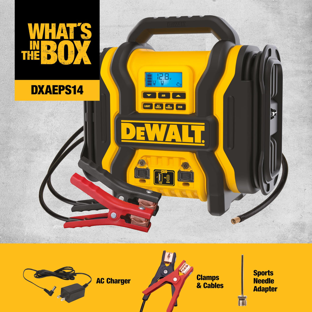 2000 Peak Amp Jump Starter with 120 PSI Air Inflator M134