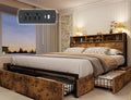 Queen Bed Frame with 6 Storage Drawers K52310